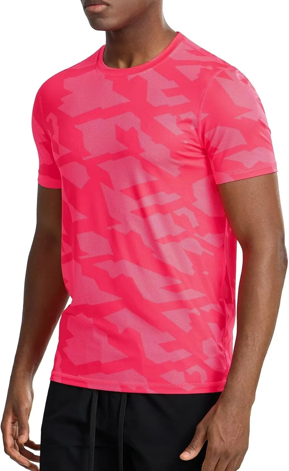 Zengjo Mens Athletic Shirts Short Sleeve Quick Dry Running Workout T-Shirt Moisture Wicking Performance Tee