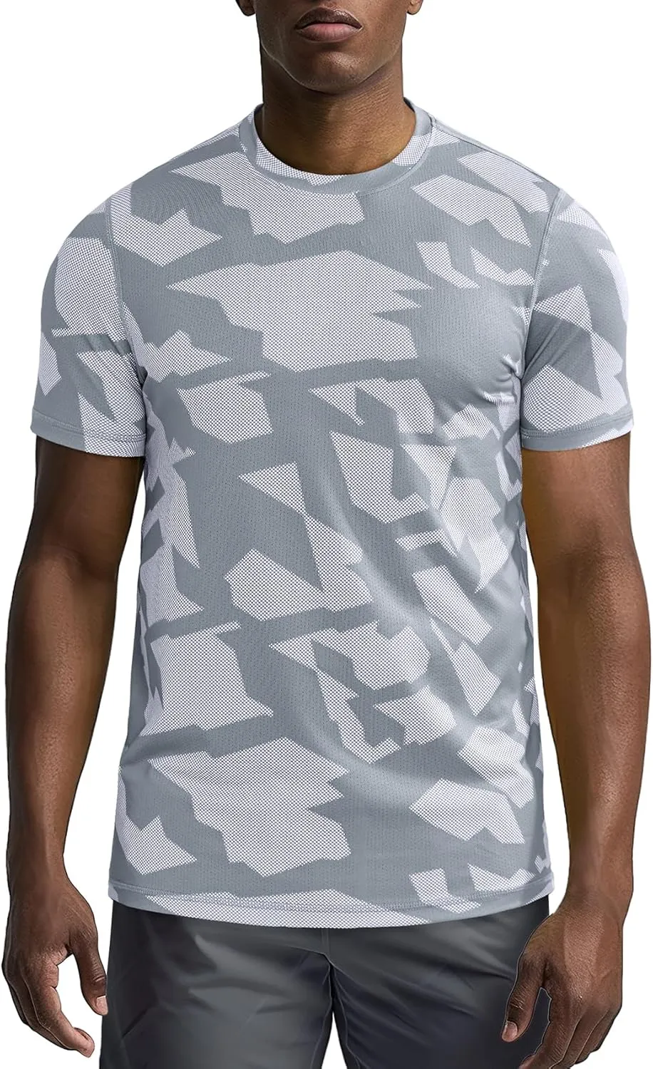 Zengjo Mens Athletic Shirts Short Sleeve Quick Dry Running Workout T-Shirt Moisture Wicking Performance Tee